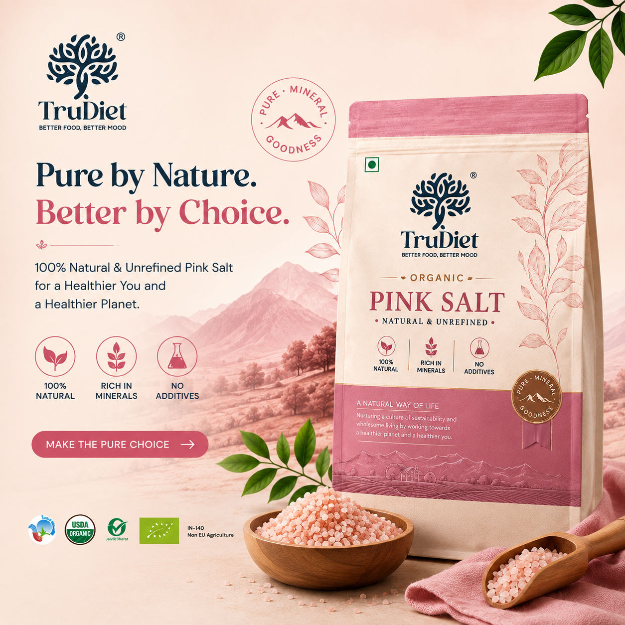 TruDiet Himalayan Pink Salt