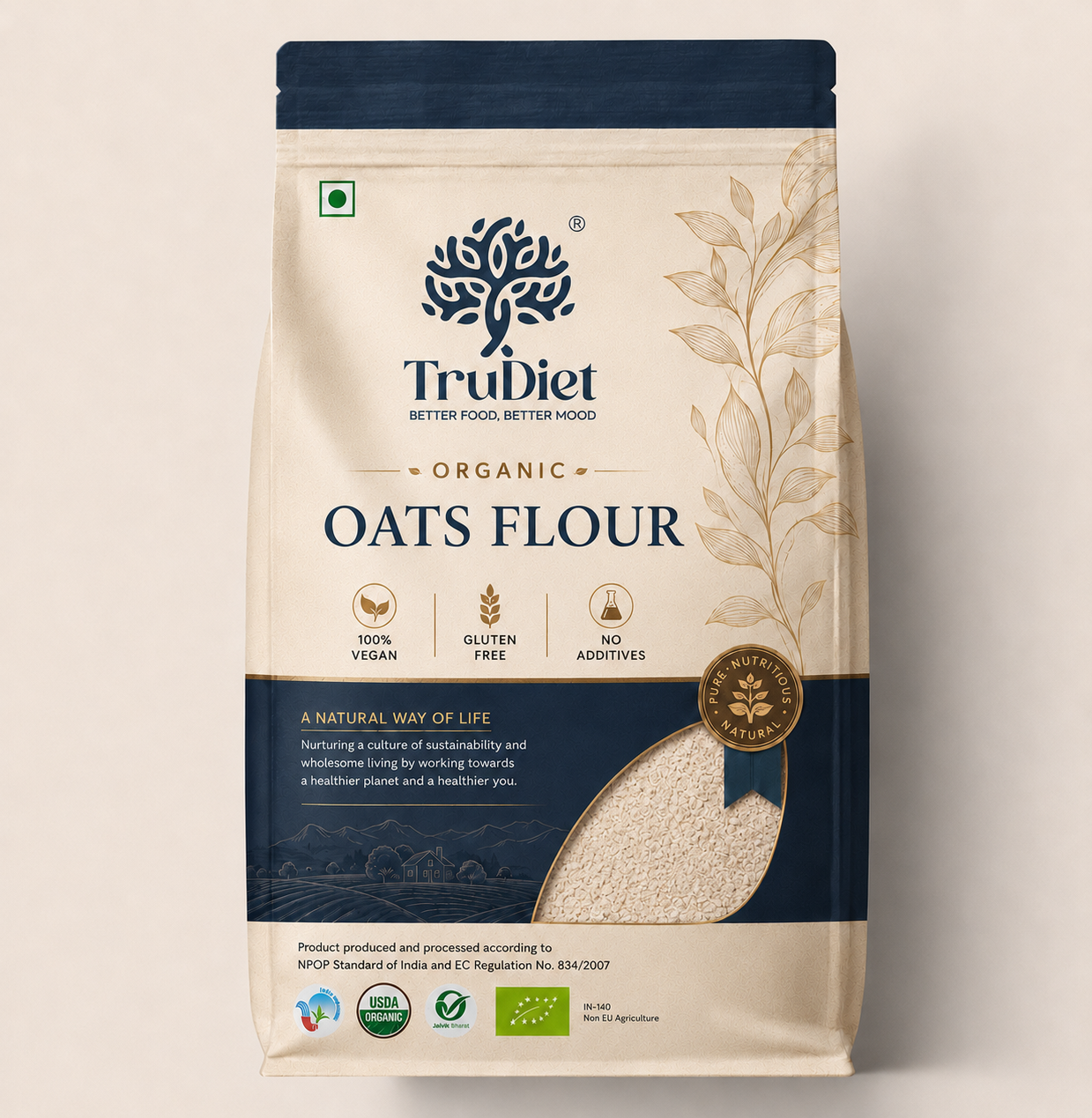 TruDiet Oats Atta